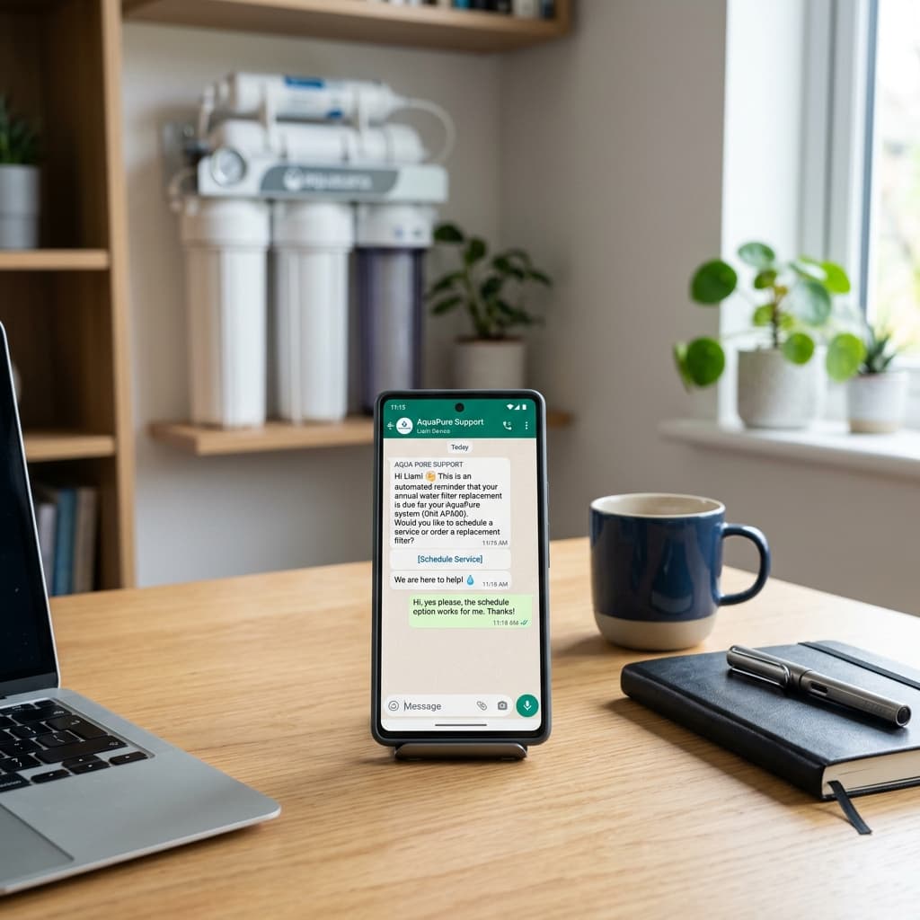 How to Double Your Water Purifier AMC Renewals Using WhatsApp Automation