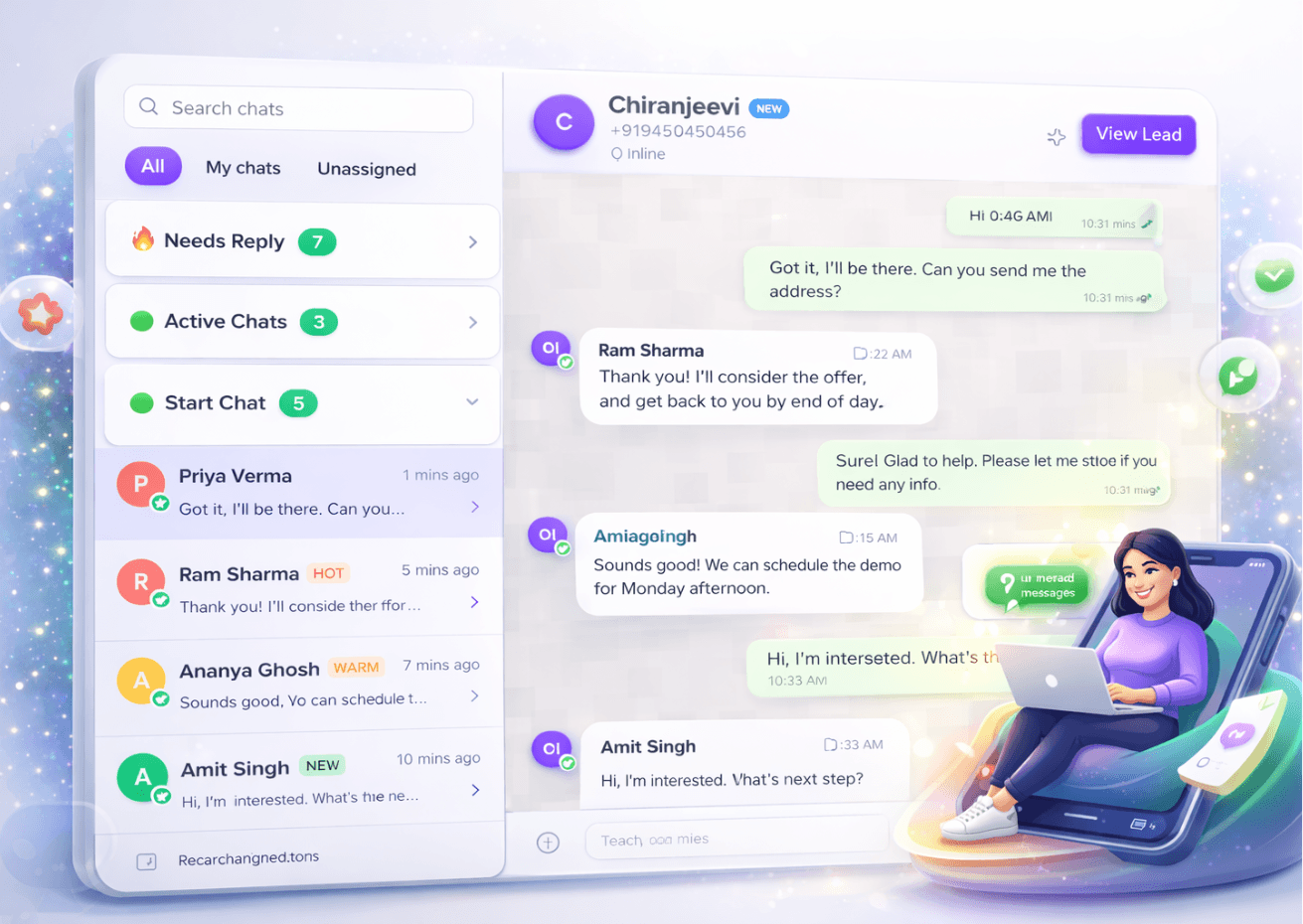 Leads Flow Into Inbox
