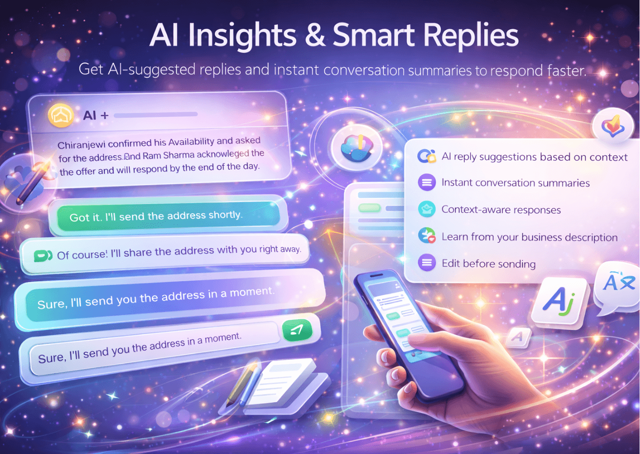 AI Insights & Smart Replies